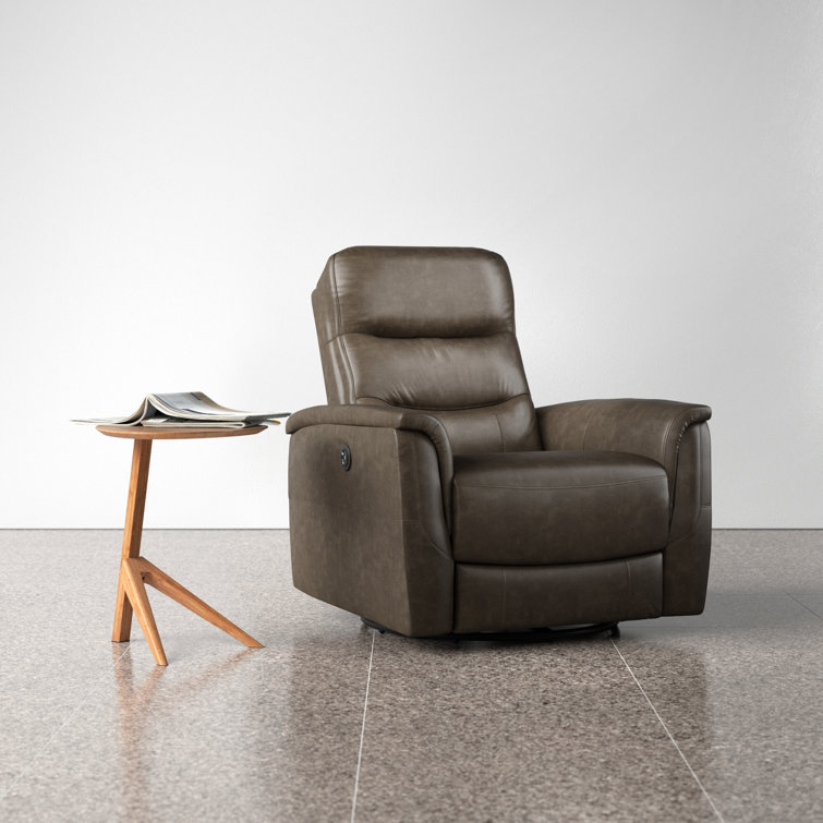 Palermo leather power 2025 swivel glider recliner